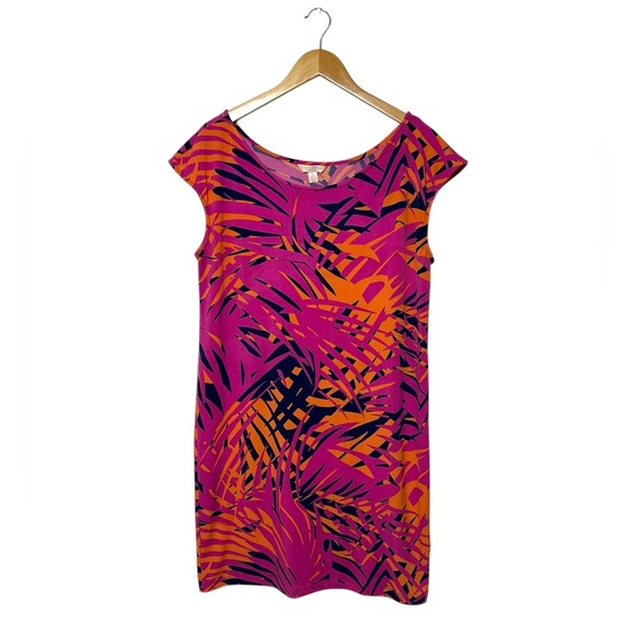 Tori Richard | Bright Mini Dress | Tori Richard Honolulu | Hawaiian | Large - Picture 1 of 4